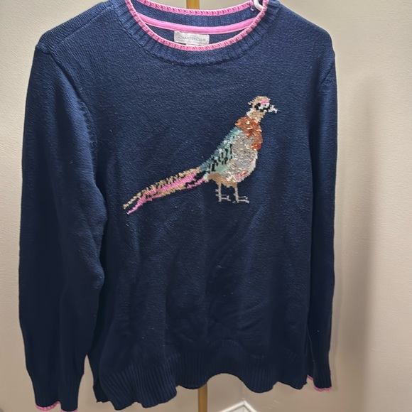 Women’s charter club XL sequin led pheasant sweater - Picture 1 of 3